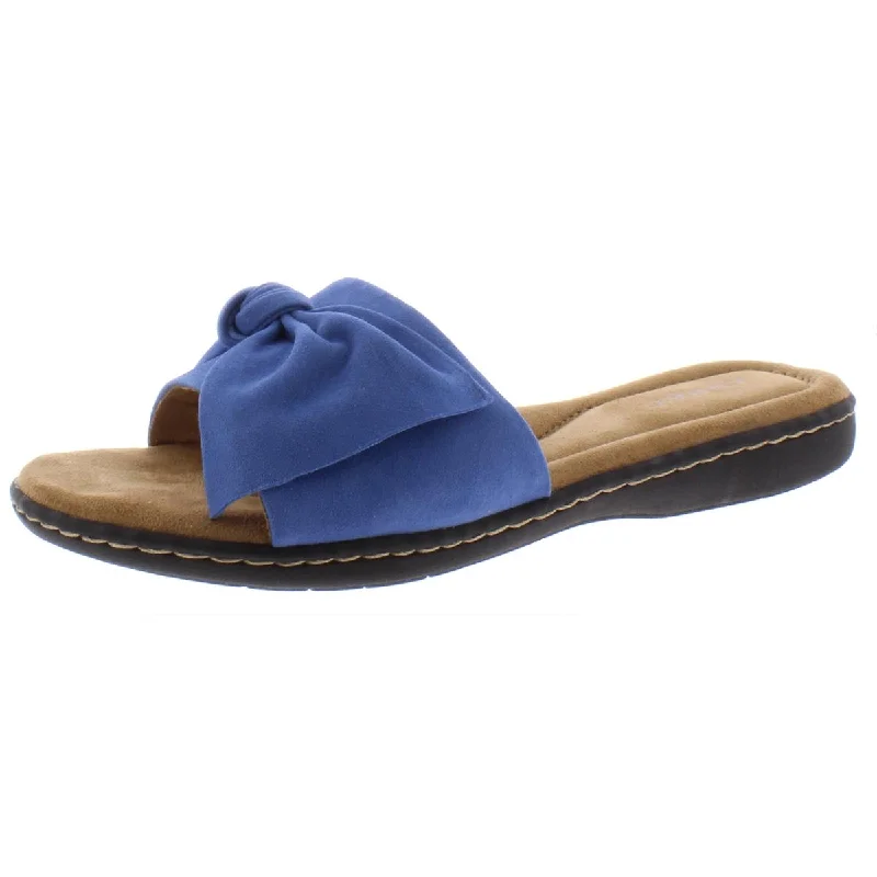 Array Womens Cabana Suede Slip On Slide Sandals