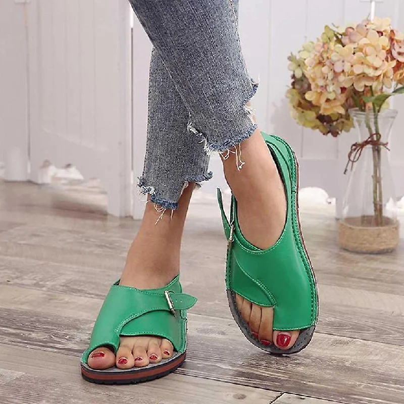 WOMEN'S CASUAL FLAT ORTHOPEDIC BUNION SANDALS