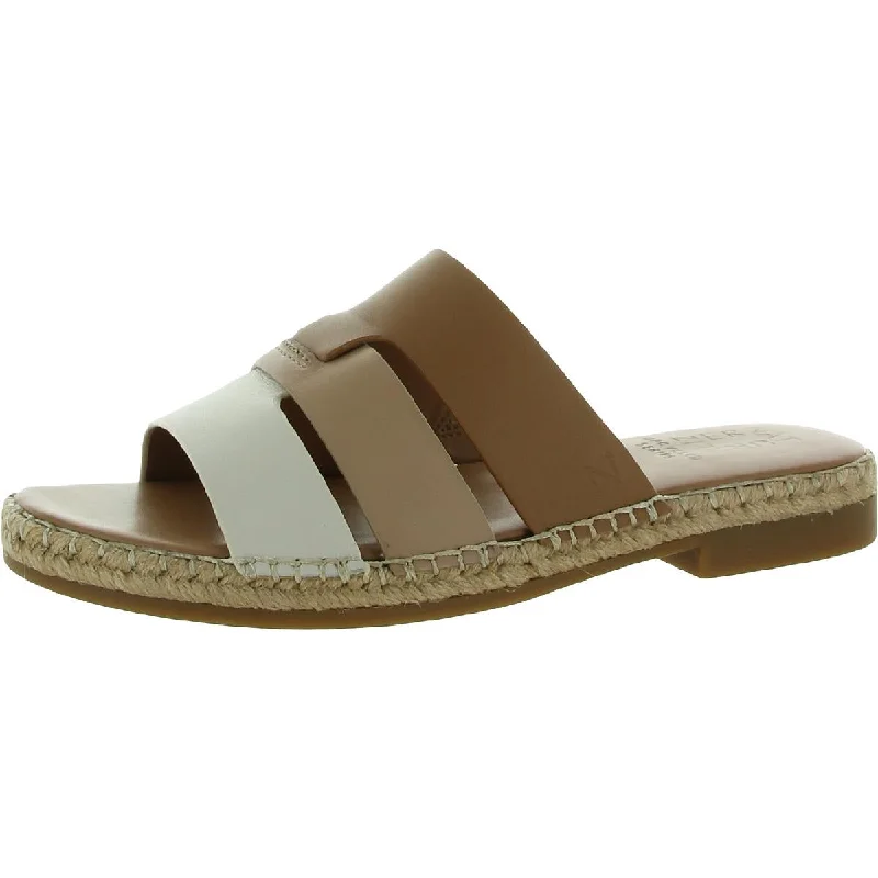 Naturalizer Womens Arden Leather Slip On Slide Sandals