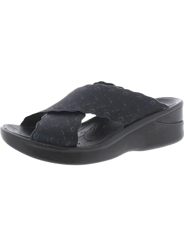 Sahara Womens Comfort Stretch Slide Sandals