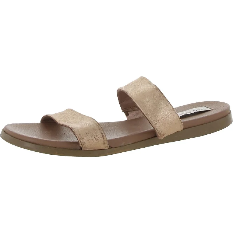 Steve Madden Womens Dual Slip On Flat Sandals