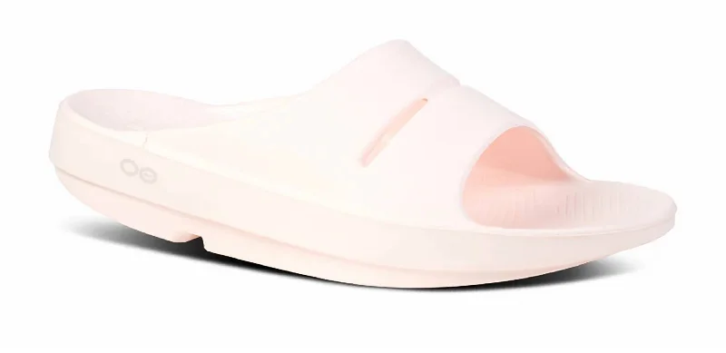 Unisex Ooahh Slide Sandals( Women Sizes Listed) In Blush