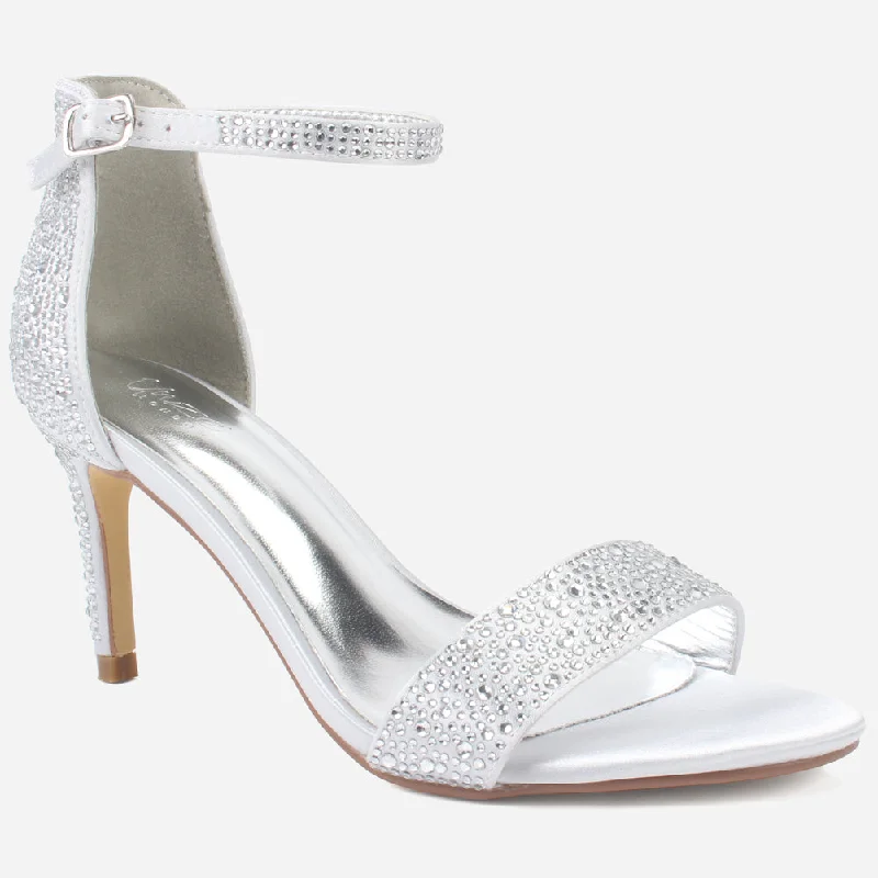 Womens "ASHLEY" Embellished Party Sandals