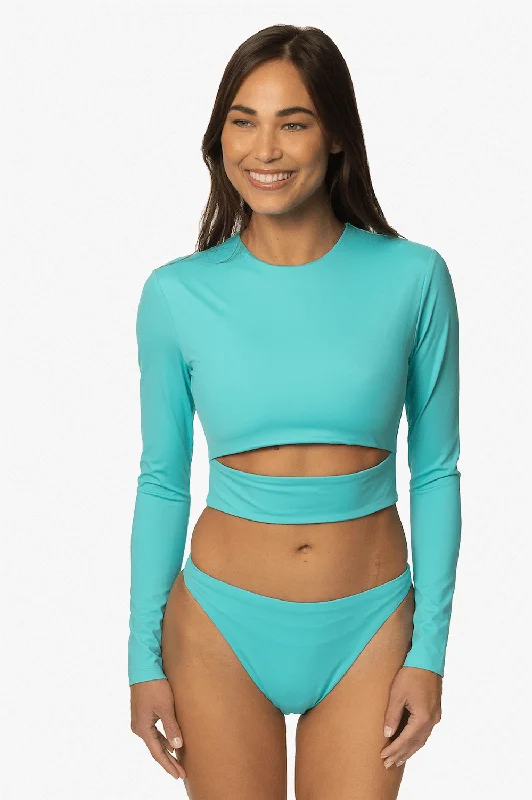 Taranaki Long Sleeved Crop Cut-Out Rashie - Manifest