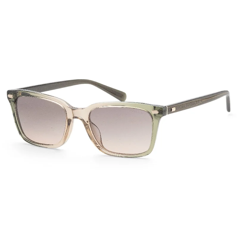 Coach Men's 54mm Olive Tan Gradient Sunglasses