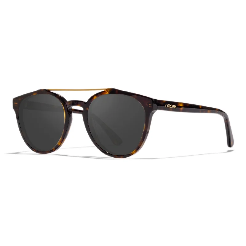 Cordina Twin Palms Sunglasses-Shiny Dark Tort/Grey Polar