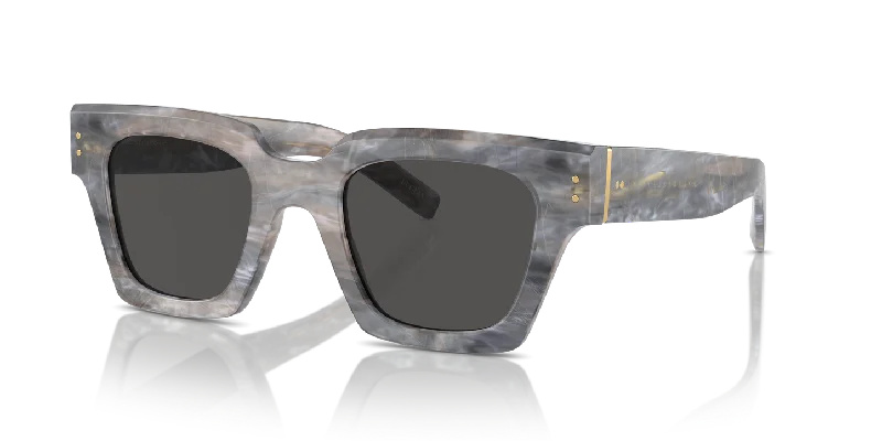 Dolce & Gabbana Men's 48mm Marbled Grey Sunglasses DG4413-342887-48