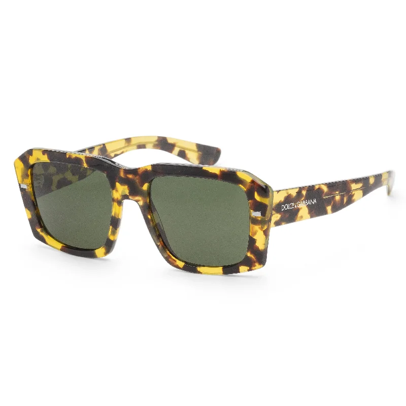 Dolce & Gabbana Men's 54mm Havana Yellow Sunglasses