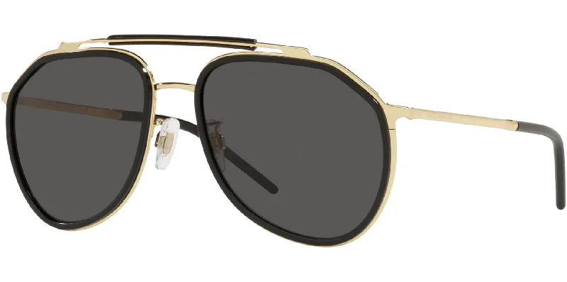 Dolce & Gabbana Men's 57mm Gold Havana Sunglasses