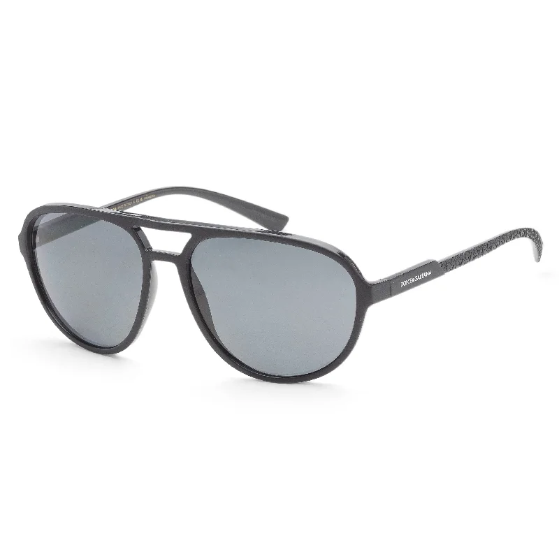 Dolce & Gabbana Men's 60mm Matte Black Sunglasses