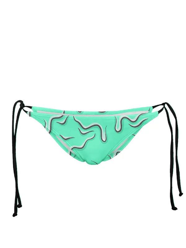 Drippy (Teal) Bikini Bottoms