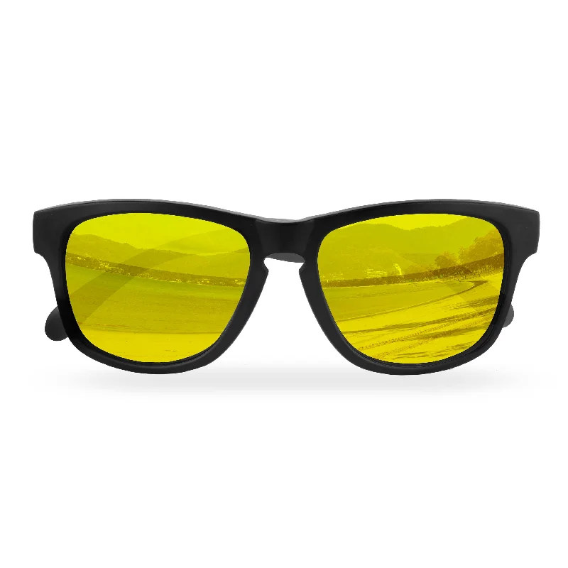 Floating Polarized Sunglasses Mirror Coating UV400 | Yellow