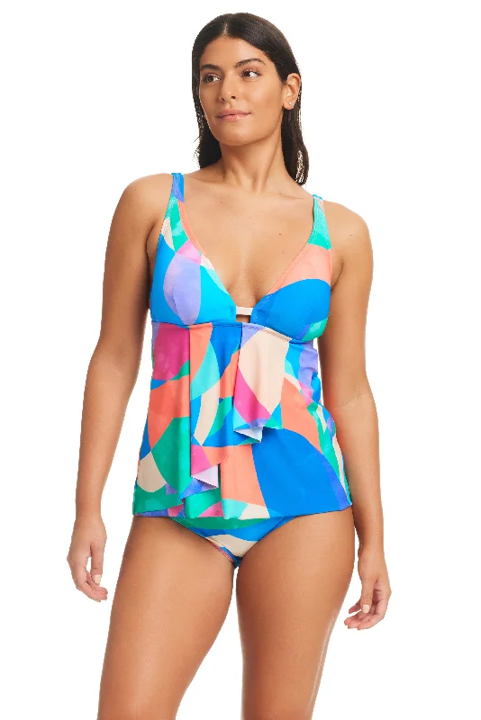 Full Circle Cascade Tankini Top