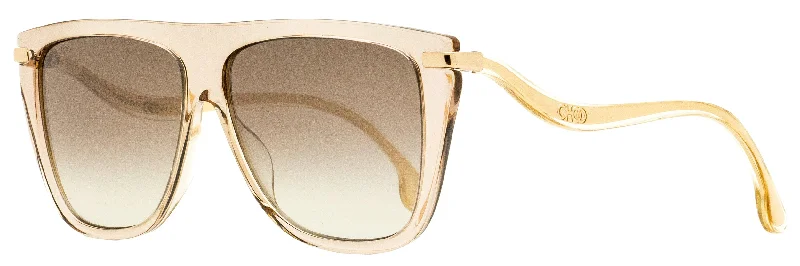 Jimmy Choo Women's Browline Sunglasses Suvi/S FWMNQ Nude/Gold 58mm