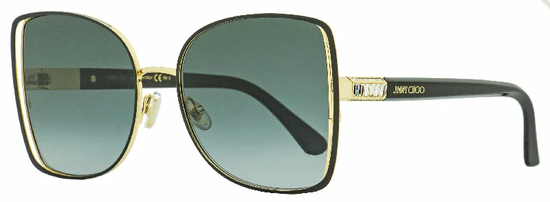 Jimmy Choo Women's Butterfly Sunglasses Frieda 2M29O Black Gold 57mm