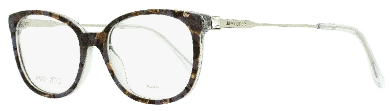 Jimmy Choo Women's Oval Eyeglasses JC302 S61 Gray Havana 53mm