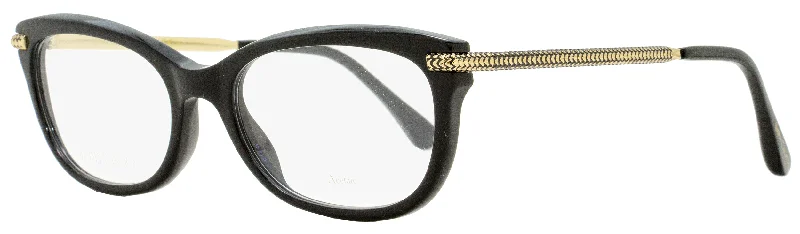 Jimmy Choo Women's Rectangular Eyeglasses JC217 807 Black/Gold 54mm