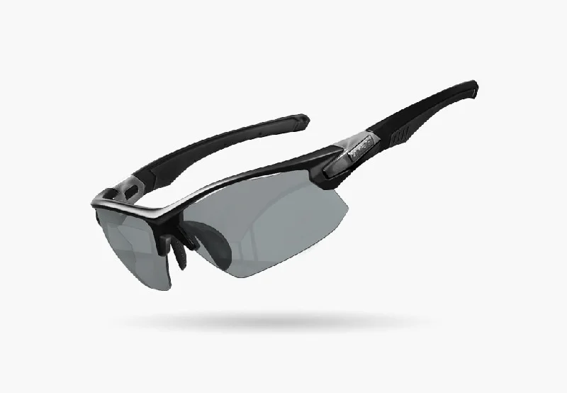 LIMAR ELIAS PHOTOCHROMIC CYCLING SUNGLASSES | MATT BLACK/TITANIUM