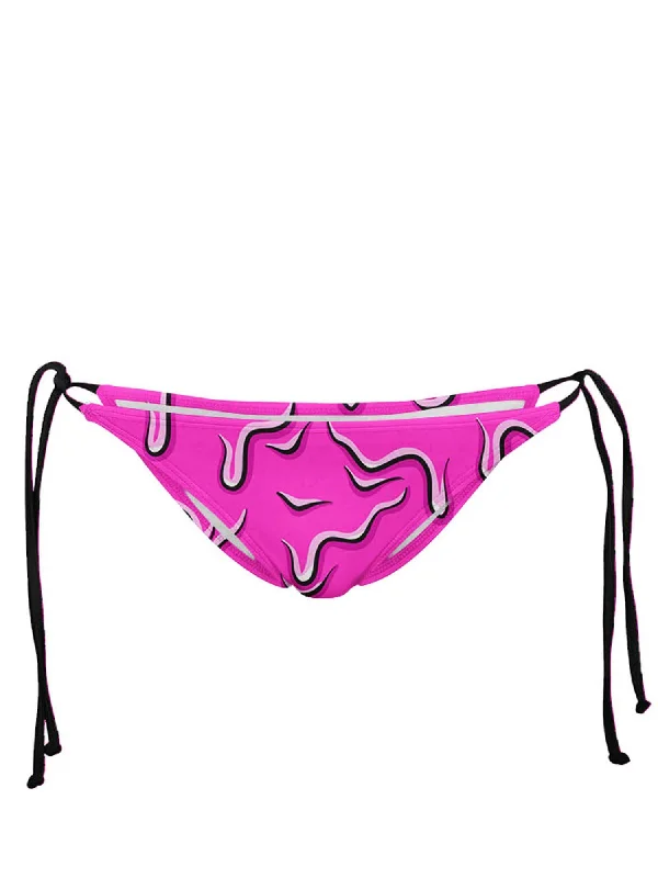 Neon Drippy (Pink) Bikini Bottom