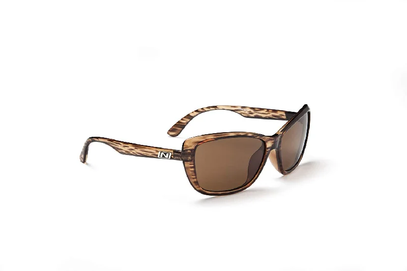 Optic Nerve Vargas Sunglasses, Crystal Driftwood, Polarized Copper Lens