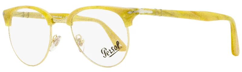 Persol Unisex New Cellor Eyeglasses PO8129V 1046 Light Horn 50mm