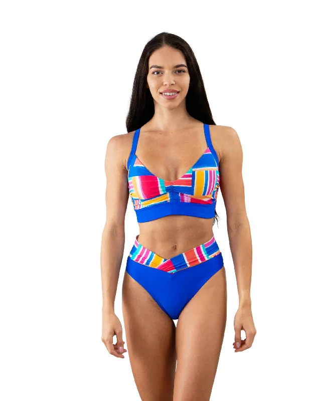 Rainbow Stripes Bralette D-DD