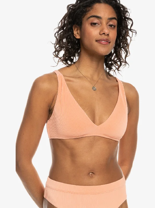 Roxy Love The Oceana Bikini Top - Salmon