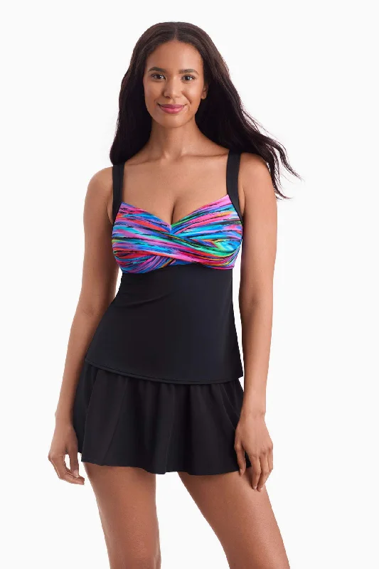 Tidal Wave Twist Bra Tankini Top