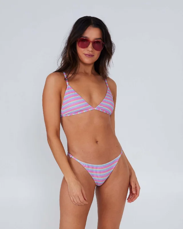 Shorebreak Rib Bikini Top - Orchid