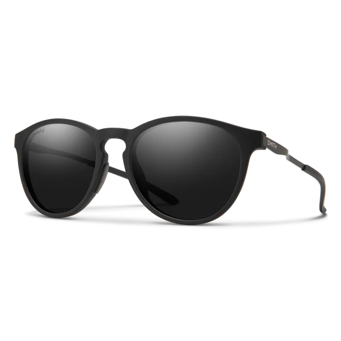 Smith Wander Sunglasses-Matte Black/ChromaPop Polar Black