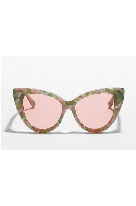 Sonix Kyoto Sunglasses In Fleur Peach