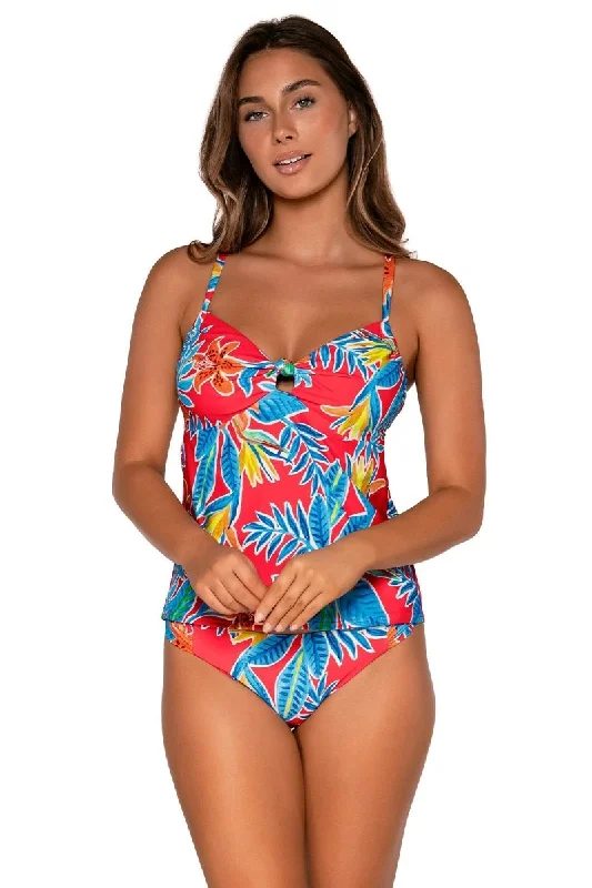 SUNSETS MAEVE UW CUP SIZE TANKINI TOP