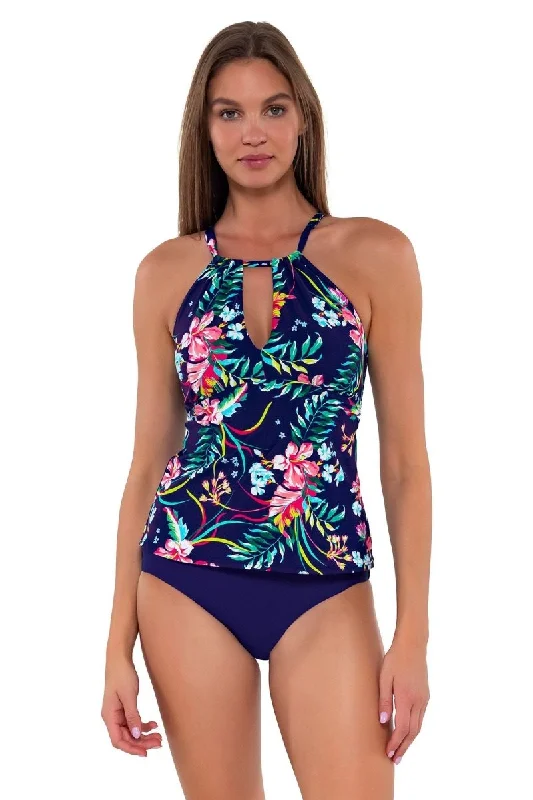 SUNSETS MIA PRINTED TANKINI TOP