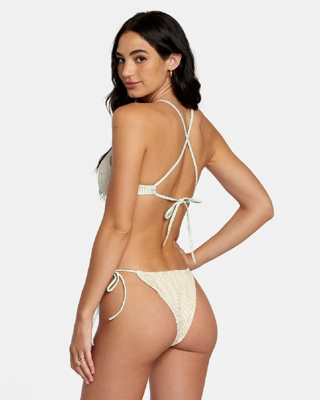 Tri Stripe Reversible Skimpy Bikini Bottoms - Multi