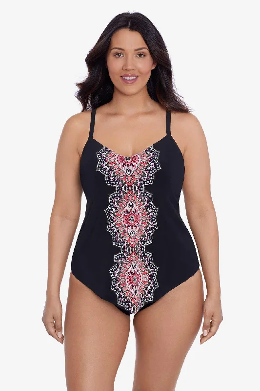 Venetian Tiles Hank Tankini Top