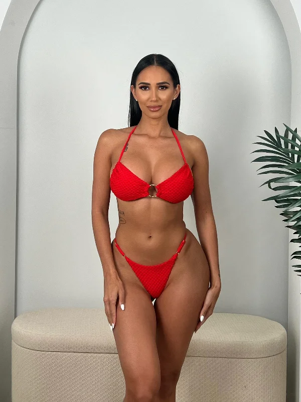 TULUM MINIMAL BOTTOM- RED