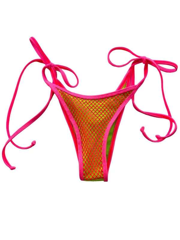 TULUM NEON CHEEKY SCRUNCH BOTTOM-KIWI