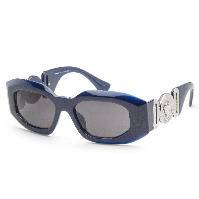 Versace Men's 54mm Transparent Blue Sunglasses